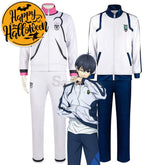 【In Stock】Anime Blue Lock Cosplay Isagi Yoichi Japan U20 Training Suit Costume Costumes